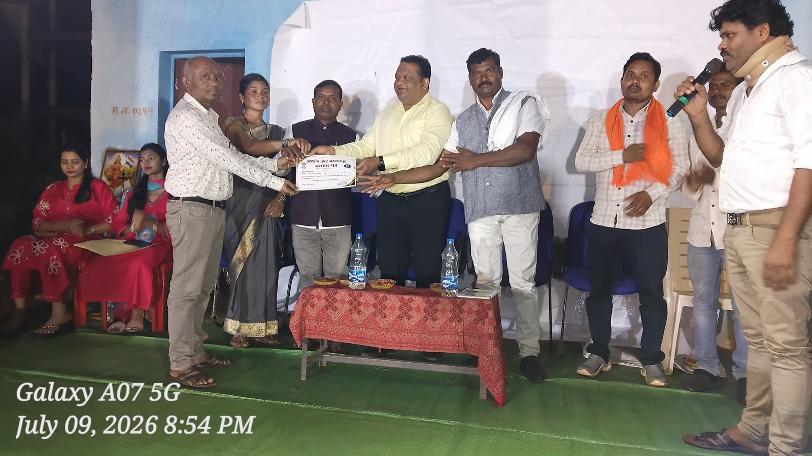 प्रसार भारती दूरदर्शन केन्द्र जगदलपुर ने लोक कलाकार जगन्नाथ बघेल को किया सम्मानित
