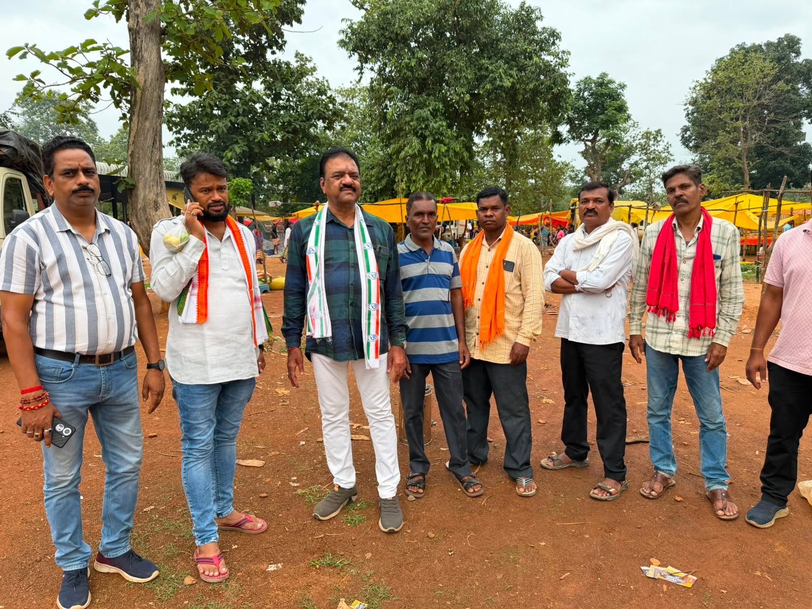 मिशन गांव चलो अभियान के तहत कांग्रेस का नानगुर बाजार में जनसंपर्क किसानों,युवाओं और व्यापारियों ने भाजपा सरकार के खिलाफ जताई नाराजगी